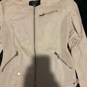 Wilsons Leather Cream Jacket